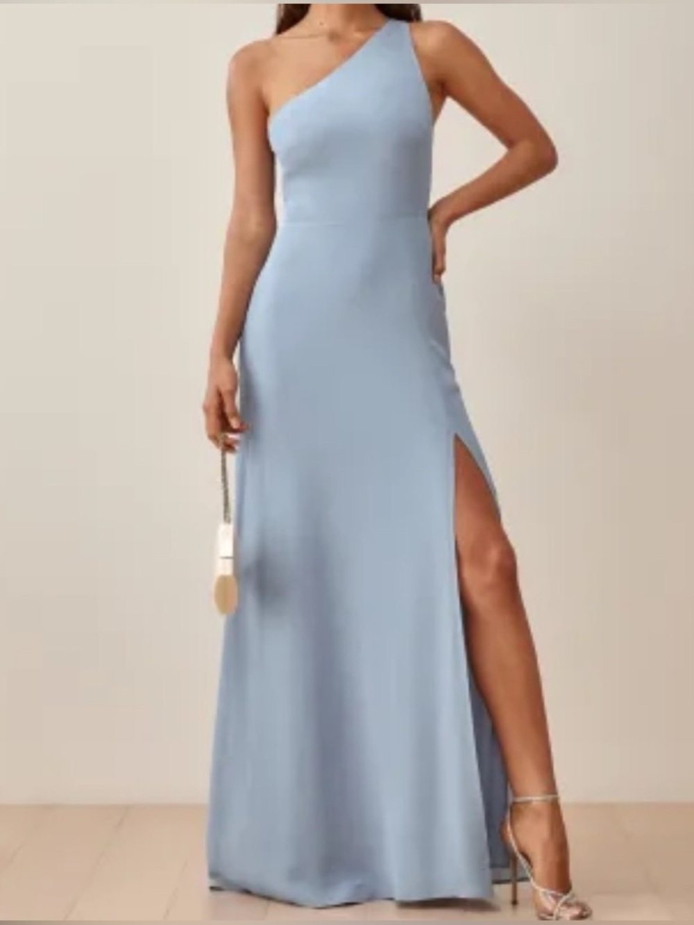 Reformation NWT Evelyn Dress in Mineral | Size 0 | Orig $348